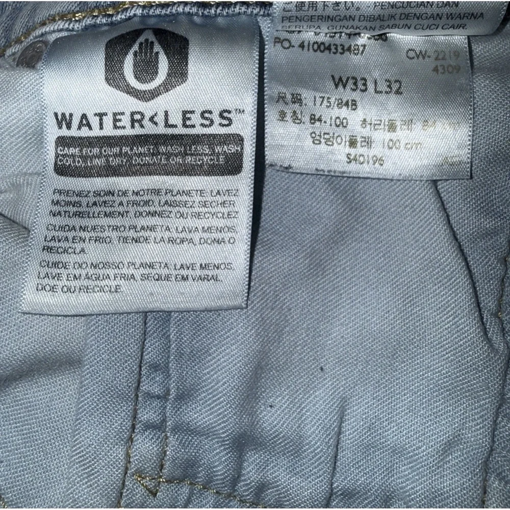 Men's Levi's 514 Straight Jeans Blue Size 33x32